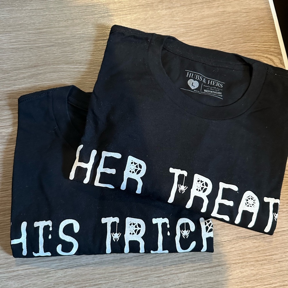 Hubs and Hers Male and Female Tee